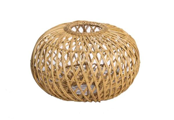 LAMPUNVARJOSTIN Malawi, Pyöreä kurpitsa / LAMP SHADE Malawi, Round pumpkin